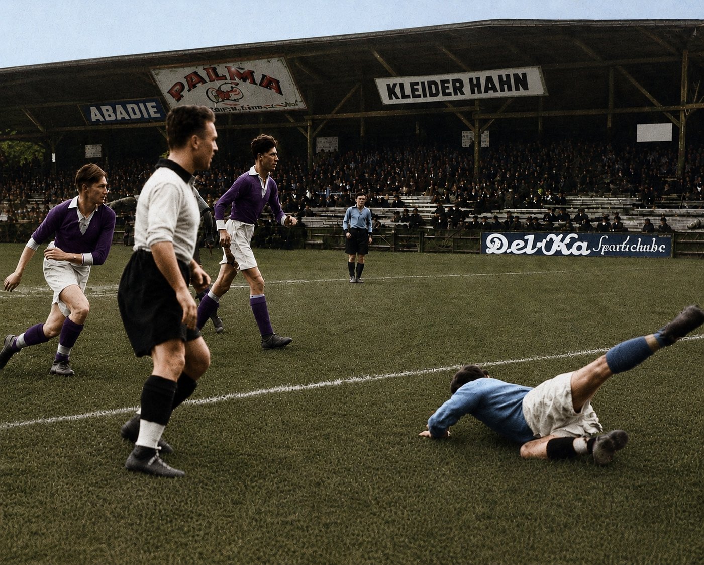 Wiener Amateur-Sportverein auf dem Amateurplatz in Ober St. Veit, 1925