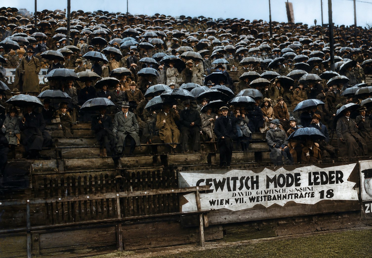 Die Hohe Warte an einem Regentag, 1925